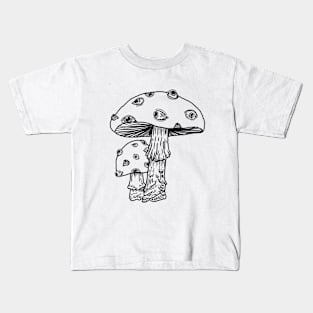 Trippy Mushroom Kids T-Shirt